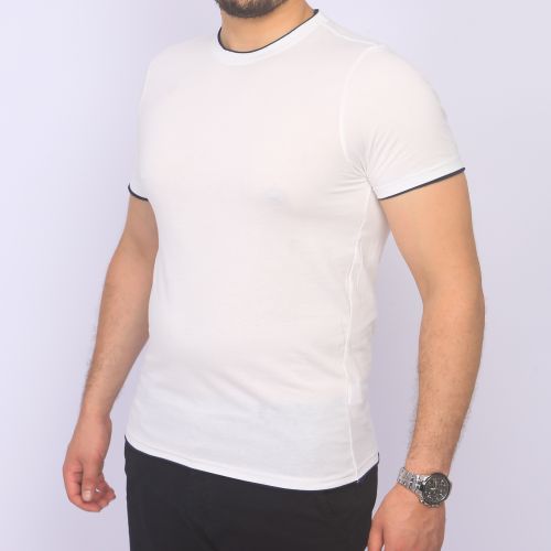 T-shirt Beker's homme Unis - Blanc