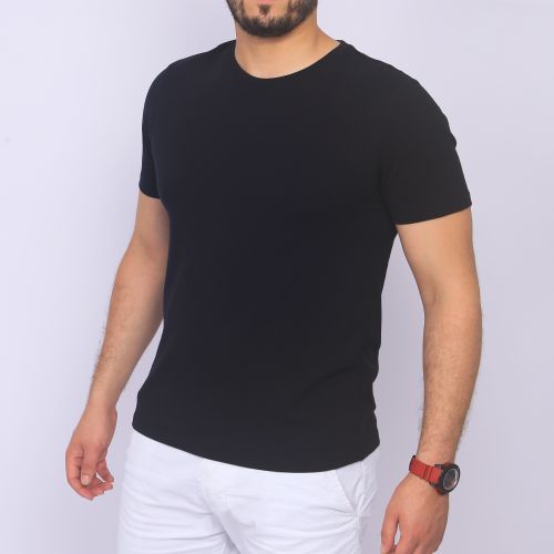 ﻿BAKER'S T-Shirt Unis - Homme - Noir