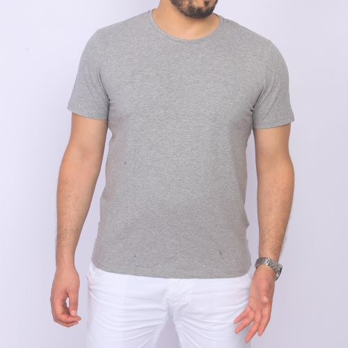 BAKER'S T-Shirt Unis - Homme - Gris