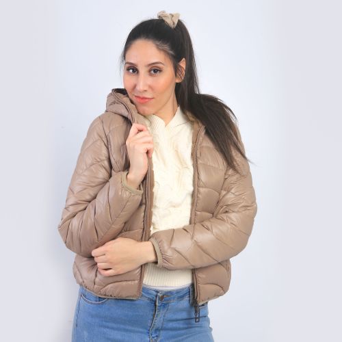 Monte Cervino Vestes À Capuche - Réversible - Beige