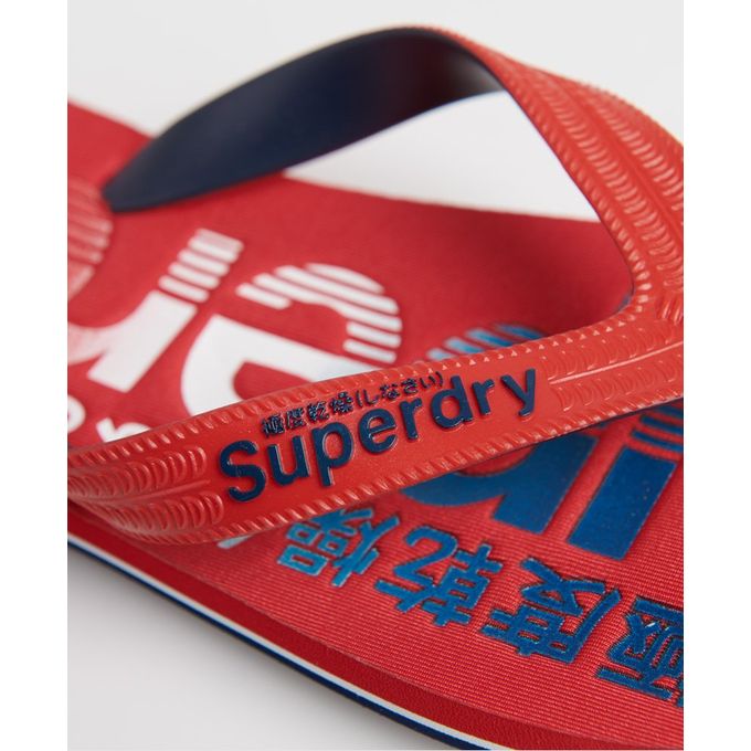 Superdry Tongs Homme - Rouge