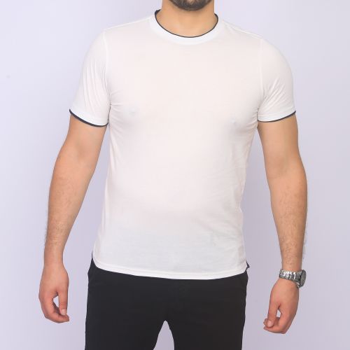T-shirt Beker's homme Unis - Blanc
