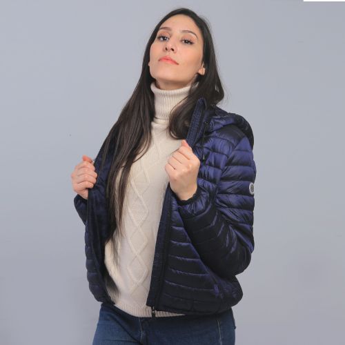 Blin Doudoune Matelassé À Capuche - Bleu