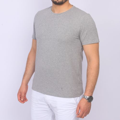 BAKER'S T-Shirt Unis - Homme - Gris
