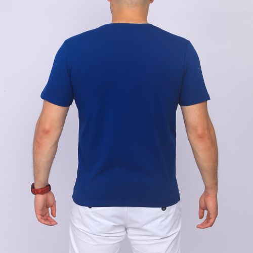 ﻿BAKER'S T-Shirt Unis - Homme - Bleu