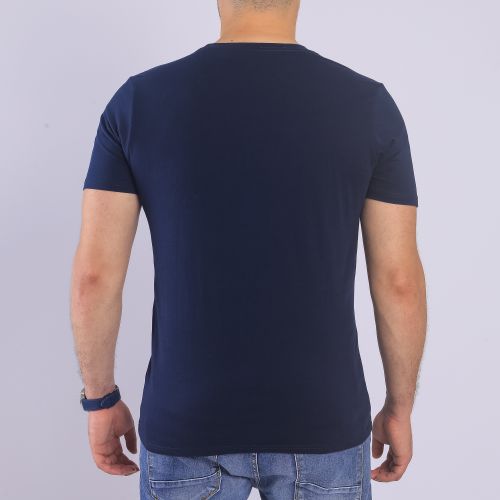 T-shirt à motif Baker's - Bleu marine
