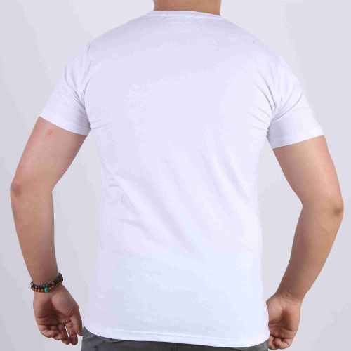 Flex style - T-shirt a Motif Homme - Blanc