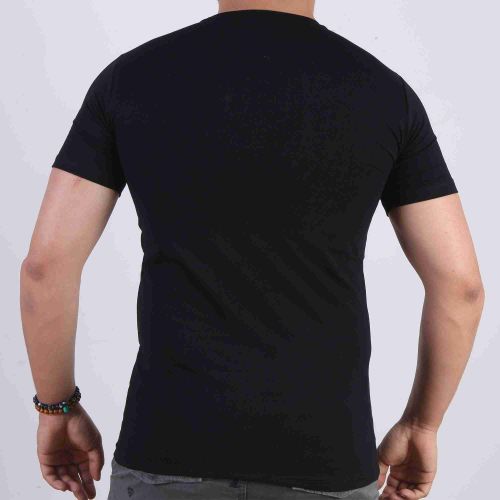 Flex style - T-shirt a Motif Homme - Noir