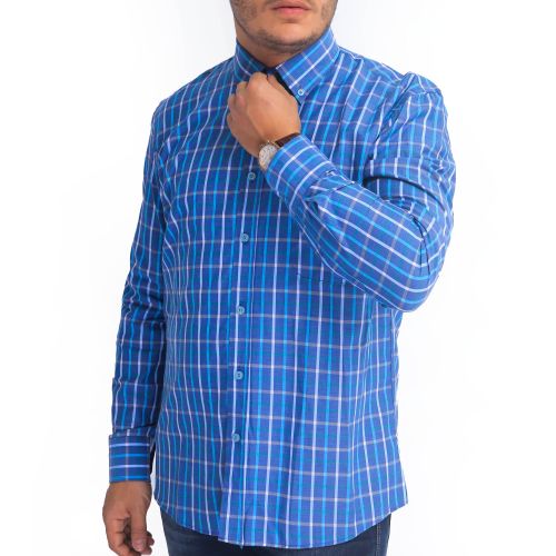 Antonio Bacci Chemises À Carreaux - Bleu/Vert