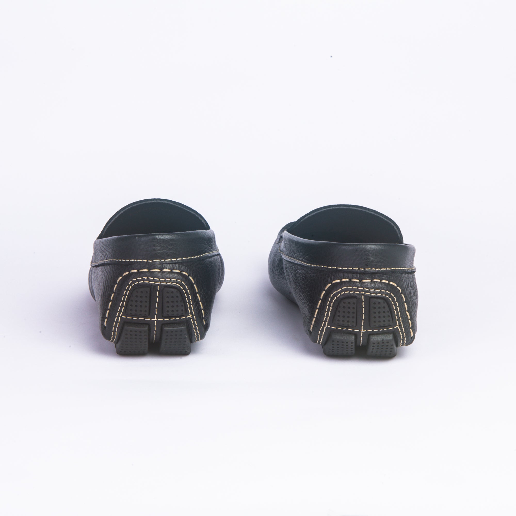 Mocassins en cuir - Noir