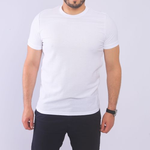 BAKER'S T-Shirt Unis - Homme - Blanc