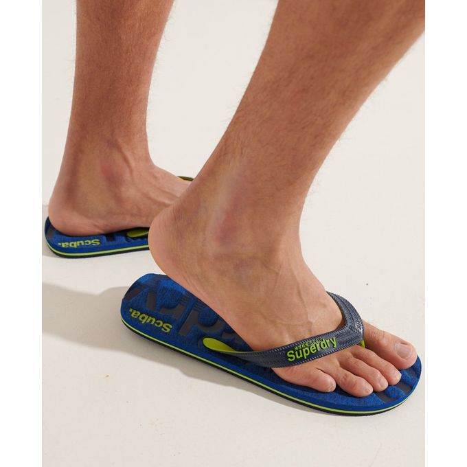 Superdry Tongs Homme - Bleu