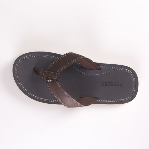 Dockers Tongs Homme - Bleu Marine / Marron
