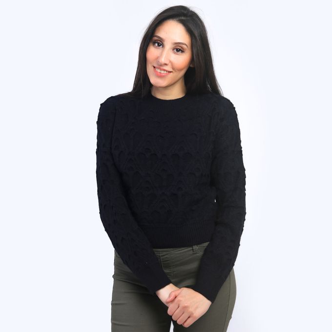 Miss kiss Pull En Laine - Noir