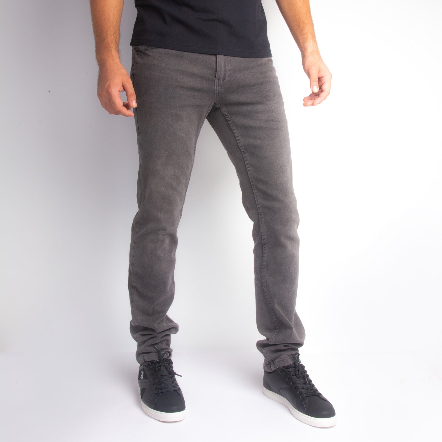 Livergy Jeans Slim Fit Gris Souris