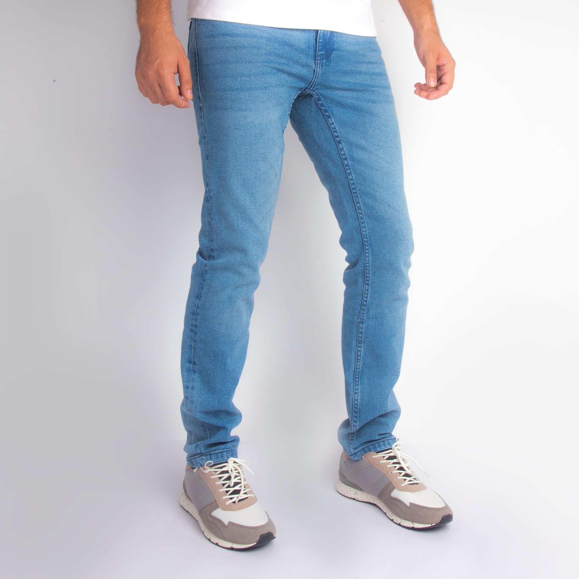 Livergy Jeans Slim Fit Bleu Claire - Main Image