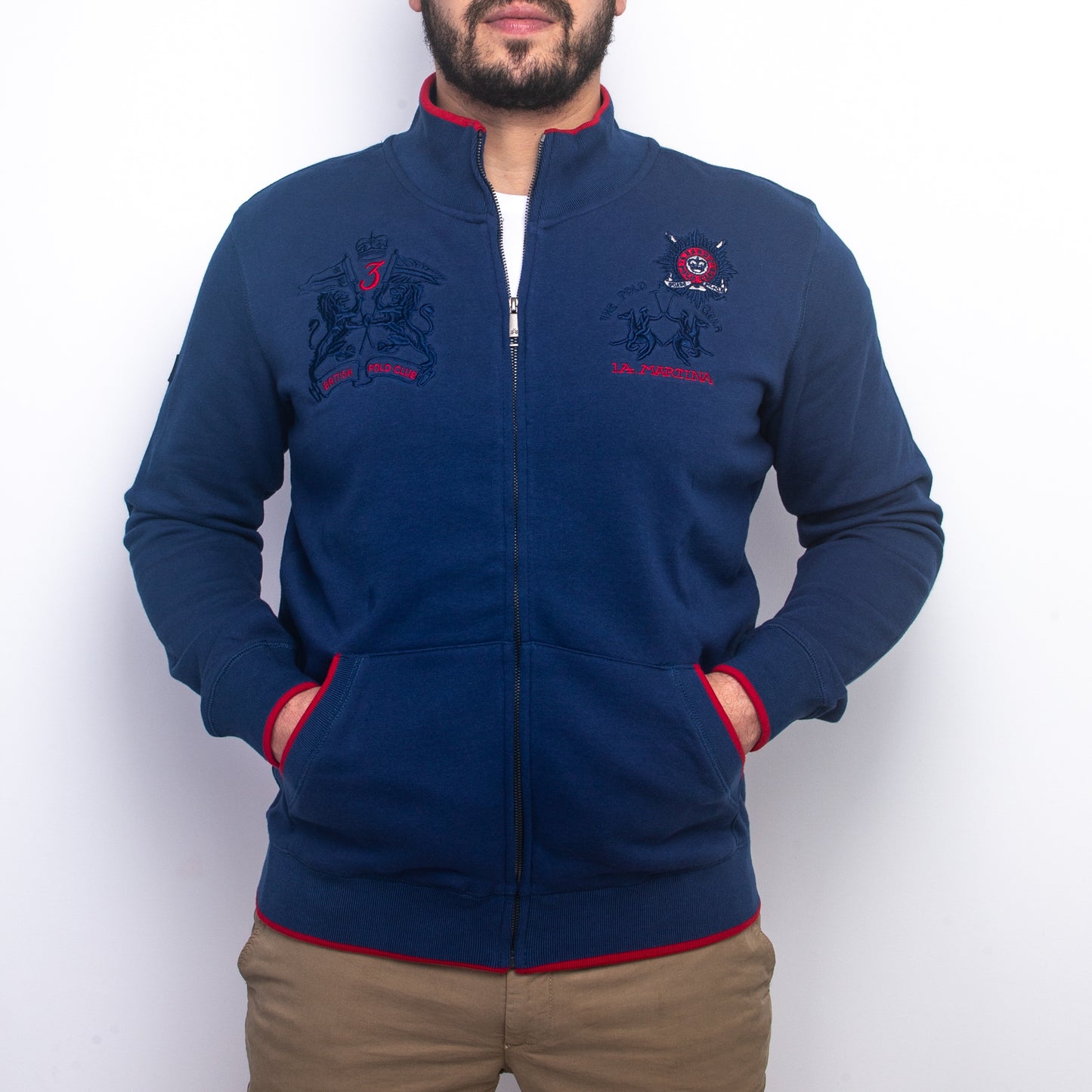 Sweat-shirt  à col montant 100% Cotton - Edition Polo Club