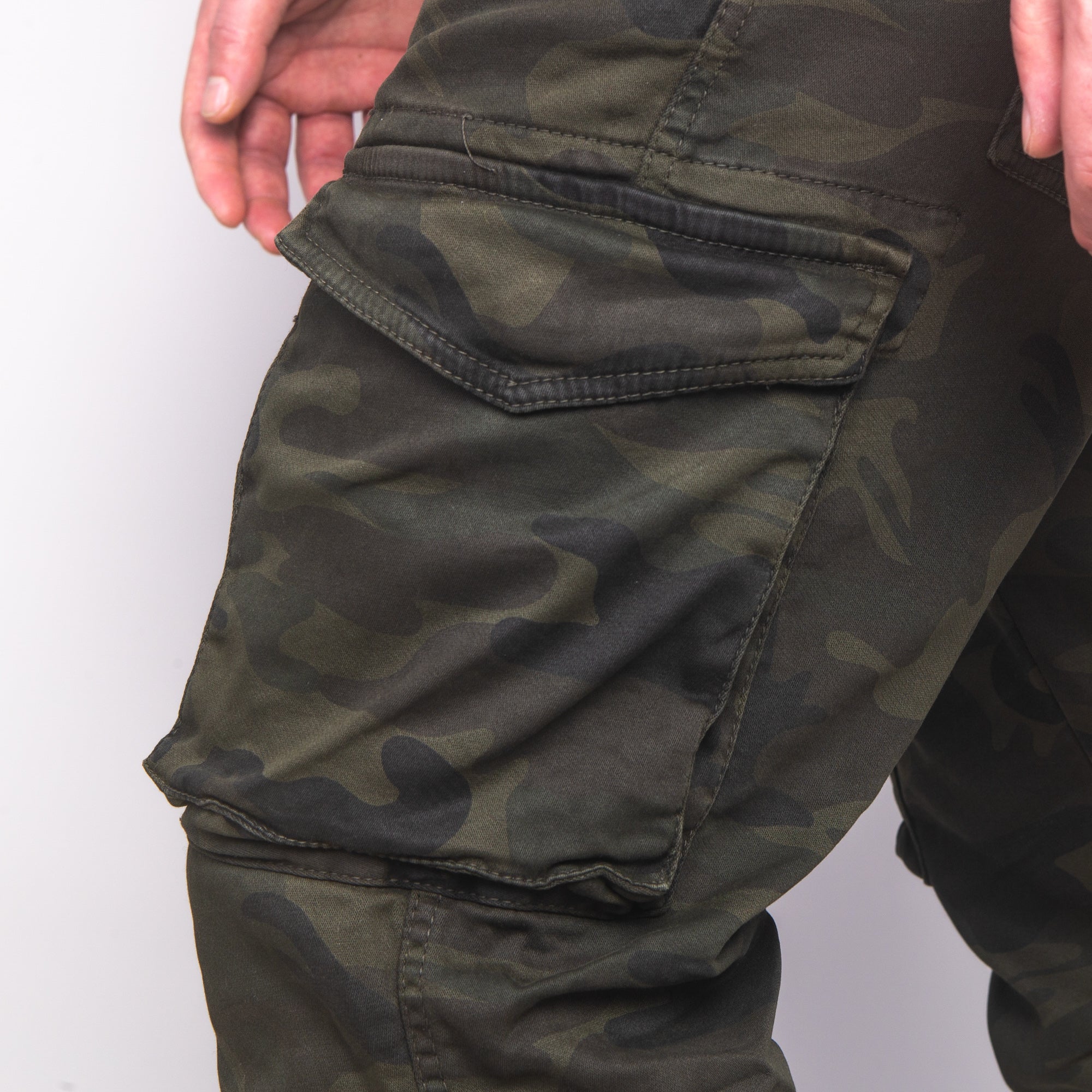 Pantalons Cargo - Vert Militaire