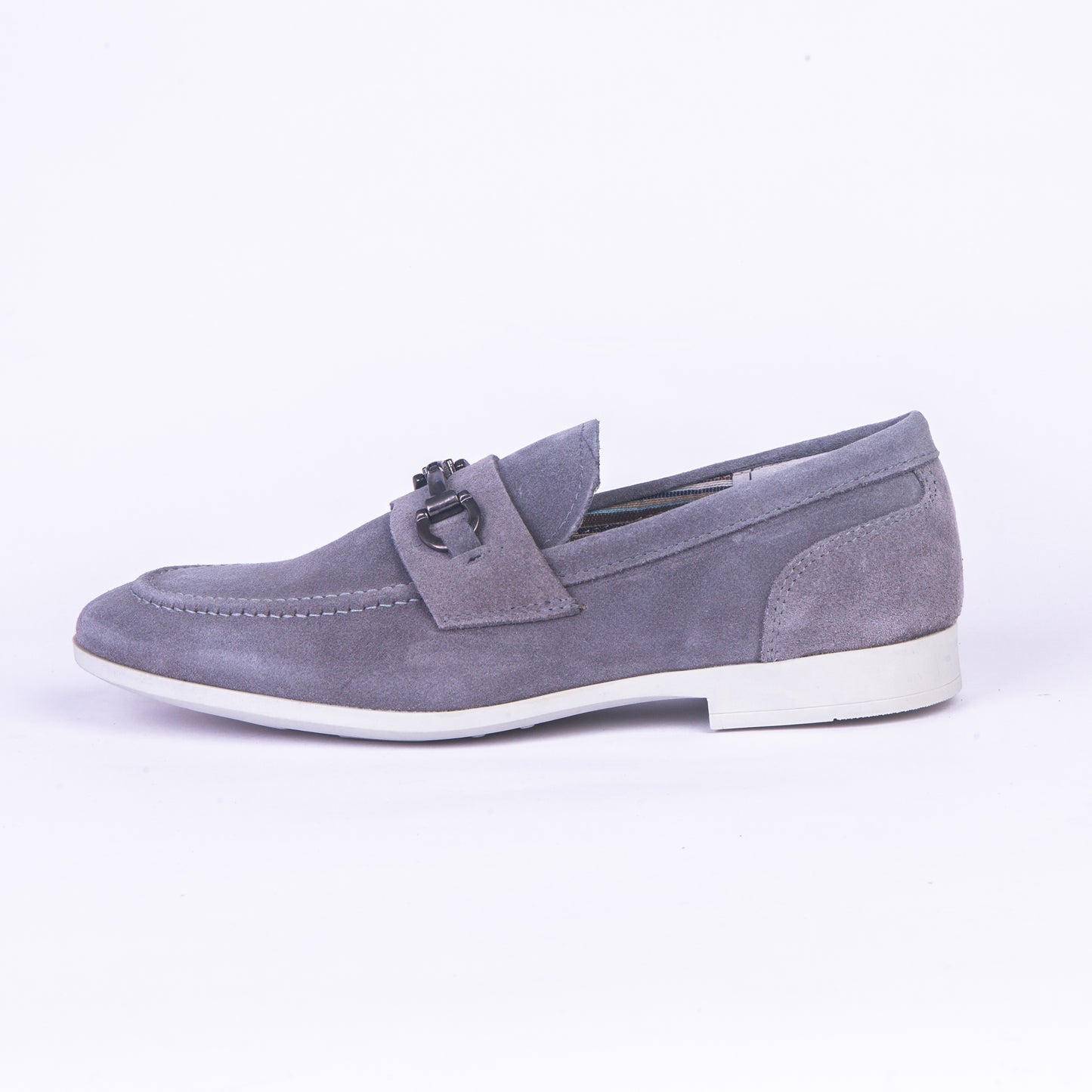 Mocassins En Daim - Gris