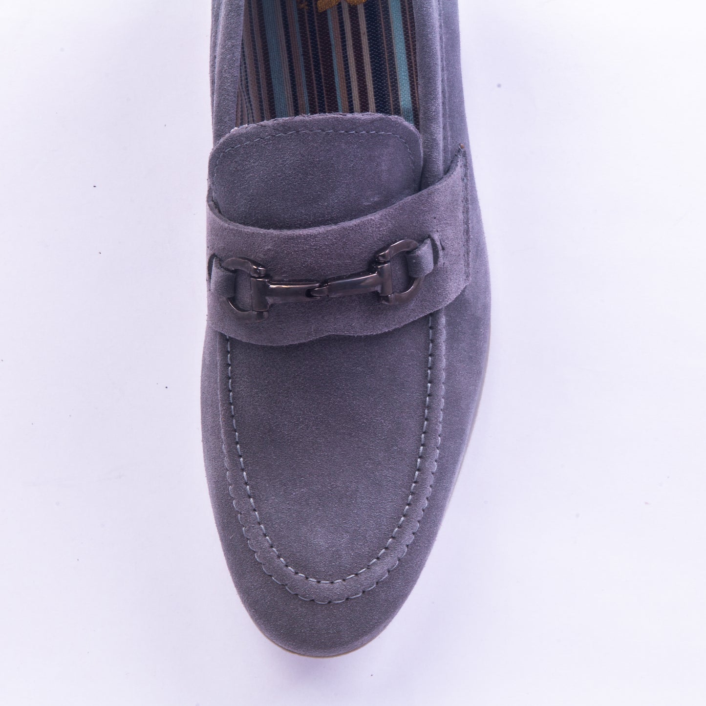 Mocassins En Daim - Gris