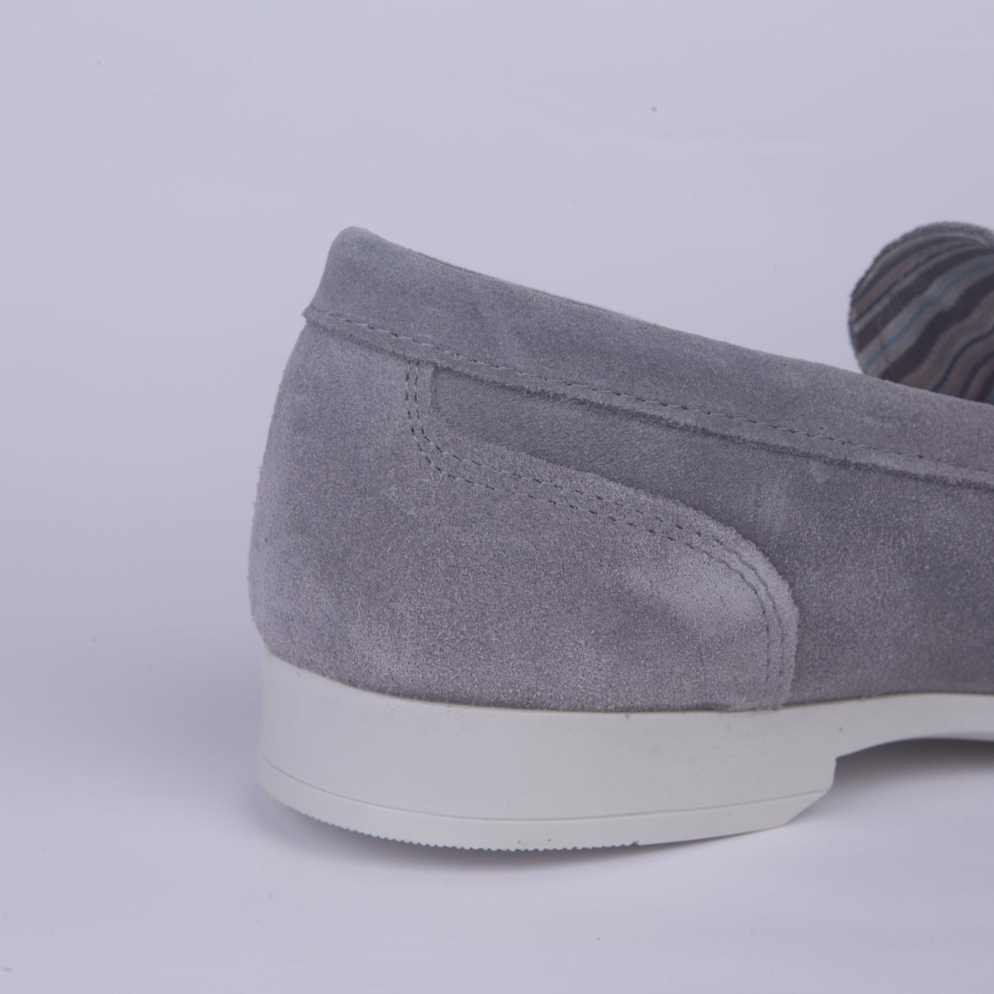 Mocassins En Daim - Gris