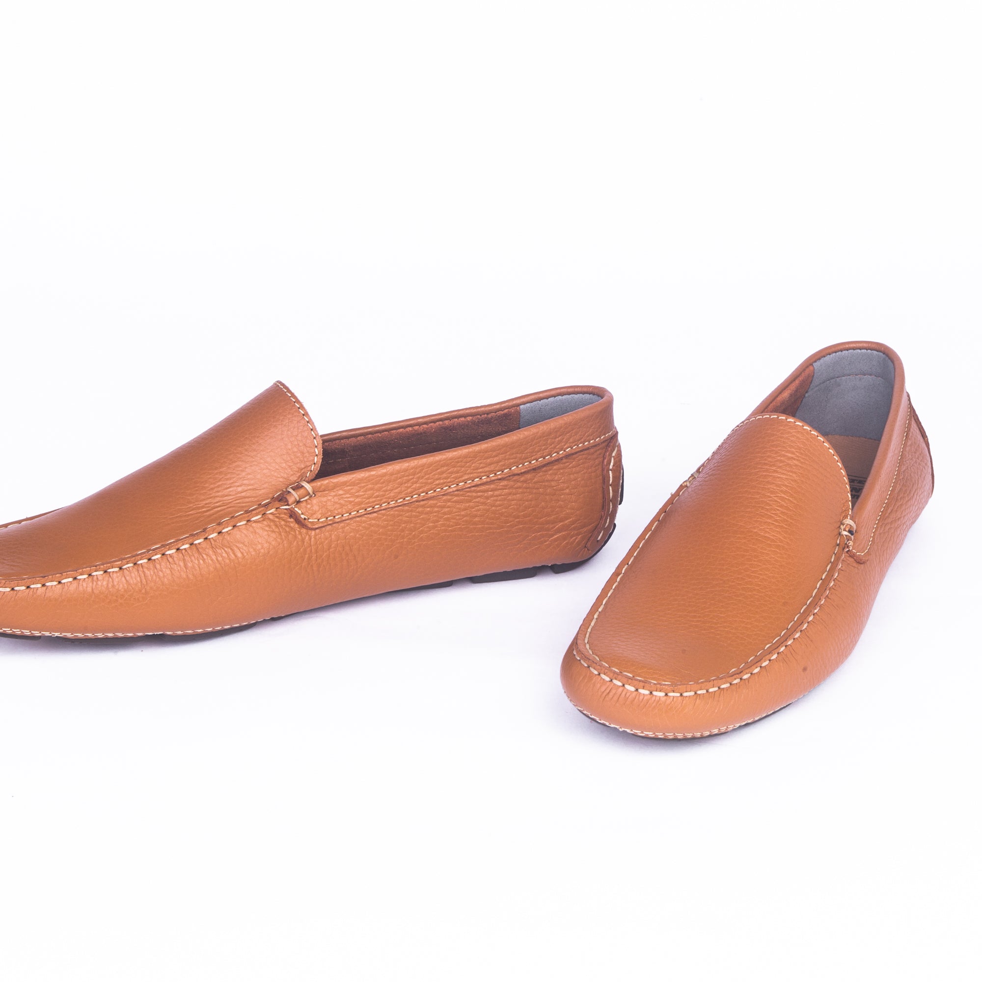 Mocassins en cuir - Caramel
