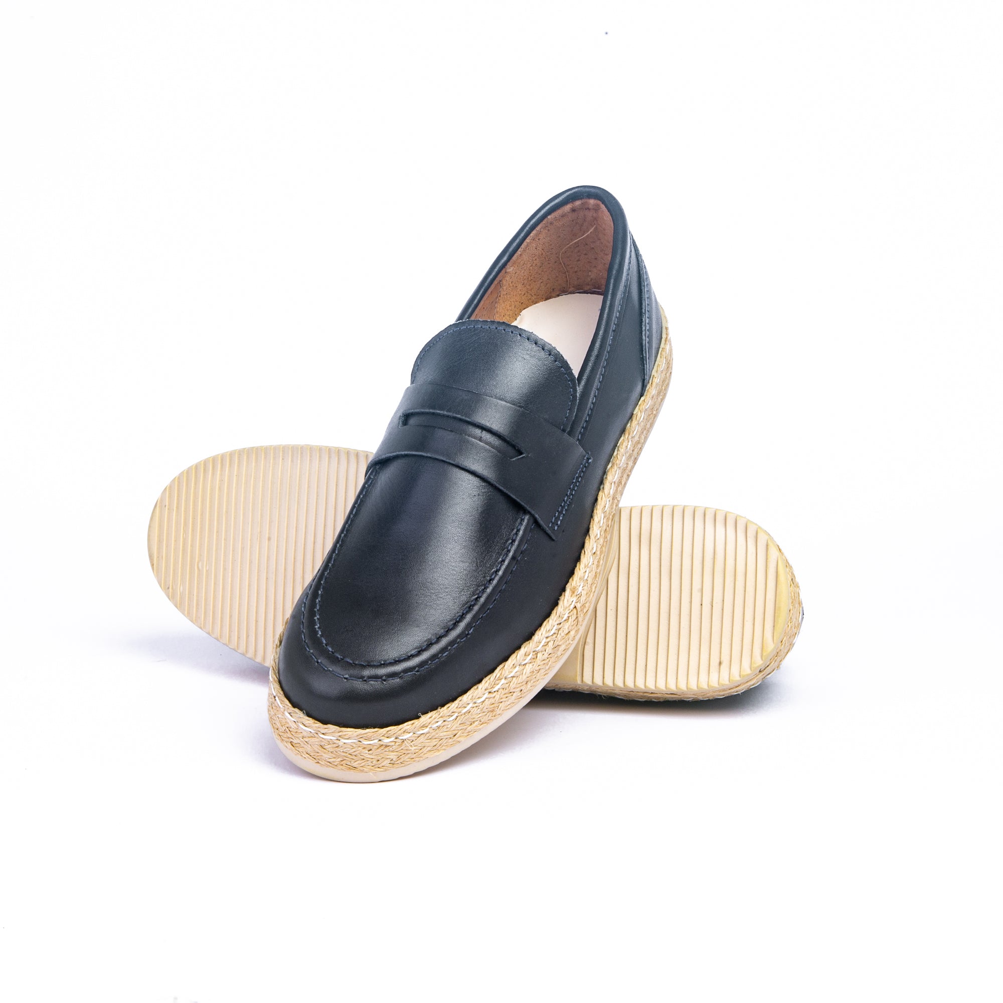 Mocassins En Cuir - Noir