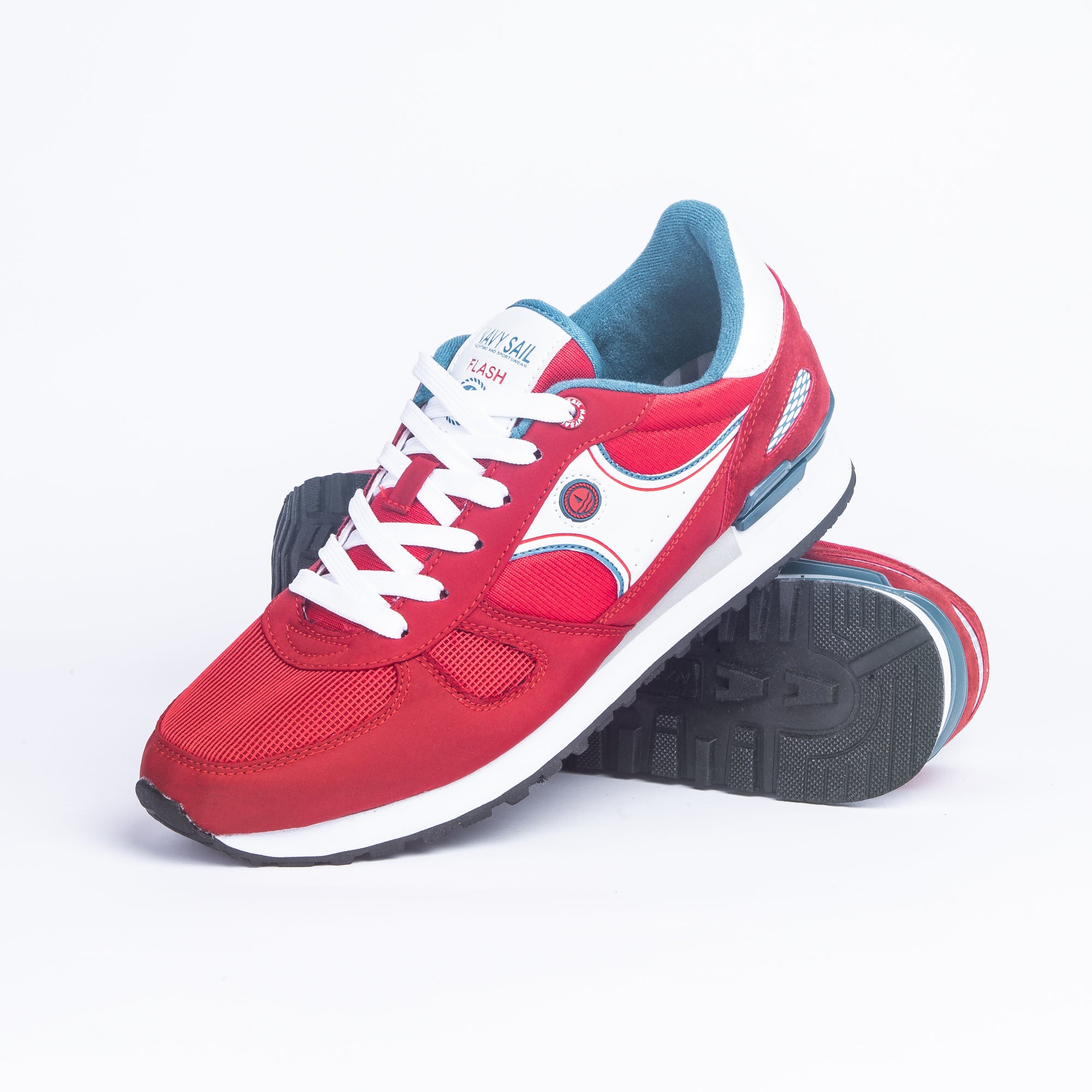 NAVY SAIL Sneakers - Rouge