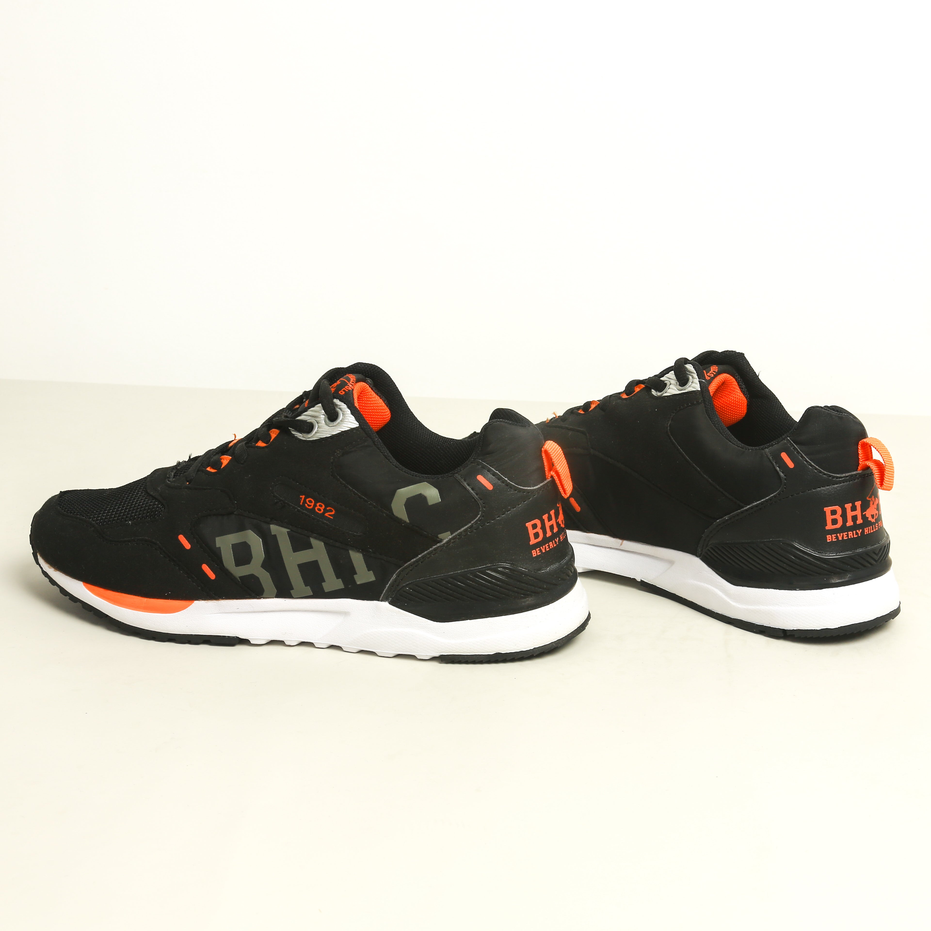 Sneakers Homme - Noir / Orange