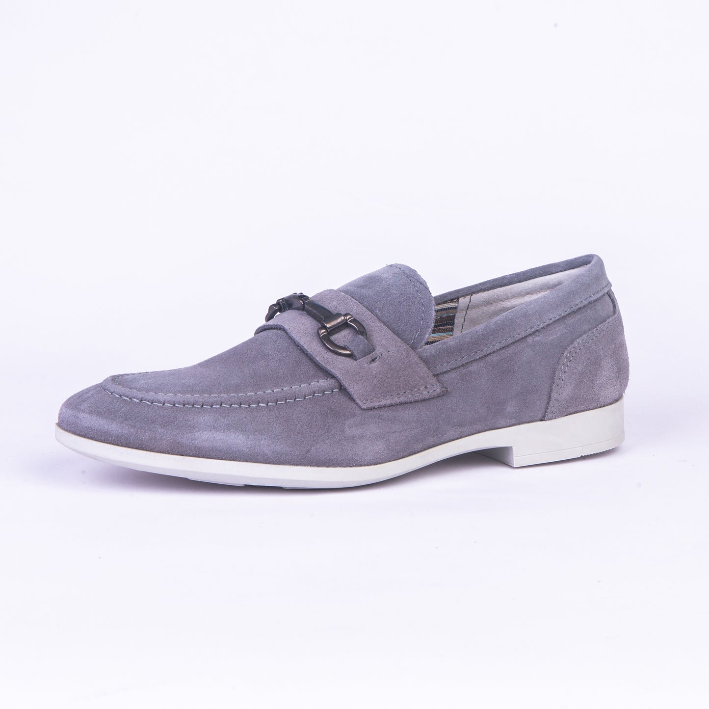 Mocassins En Daim - Gris