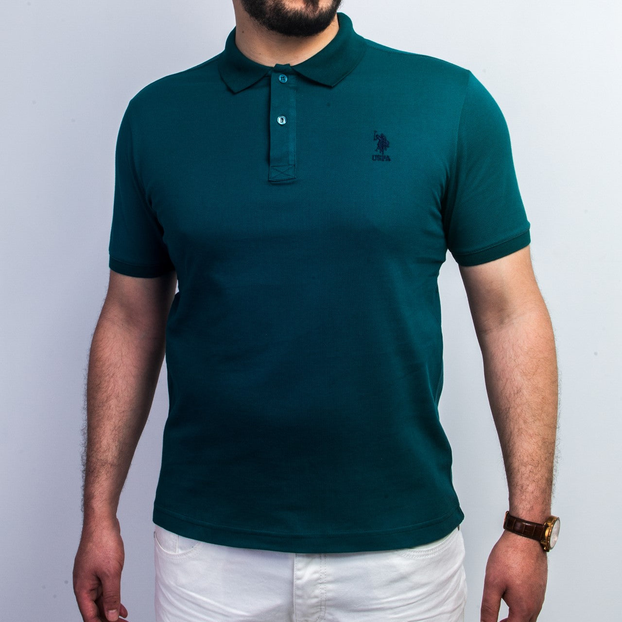 Polo à Motif - Vert