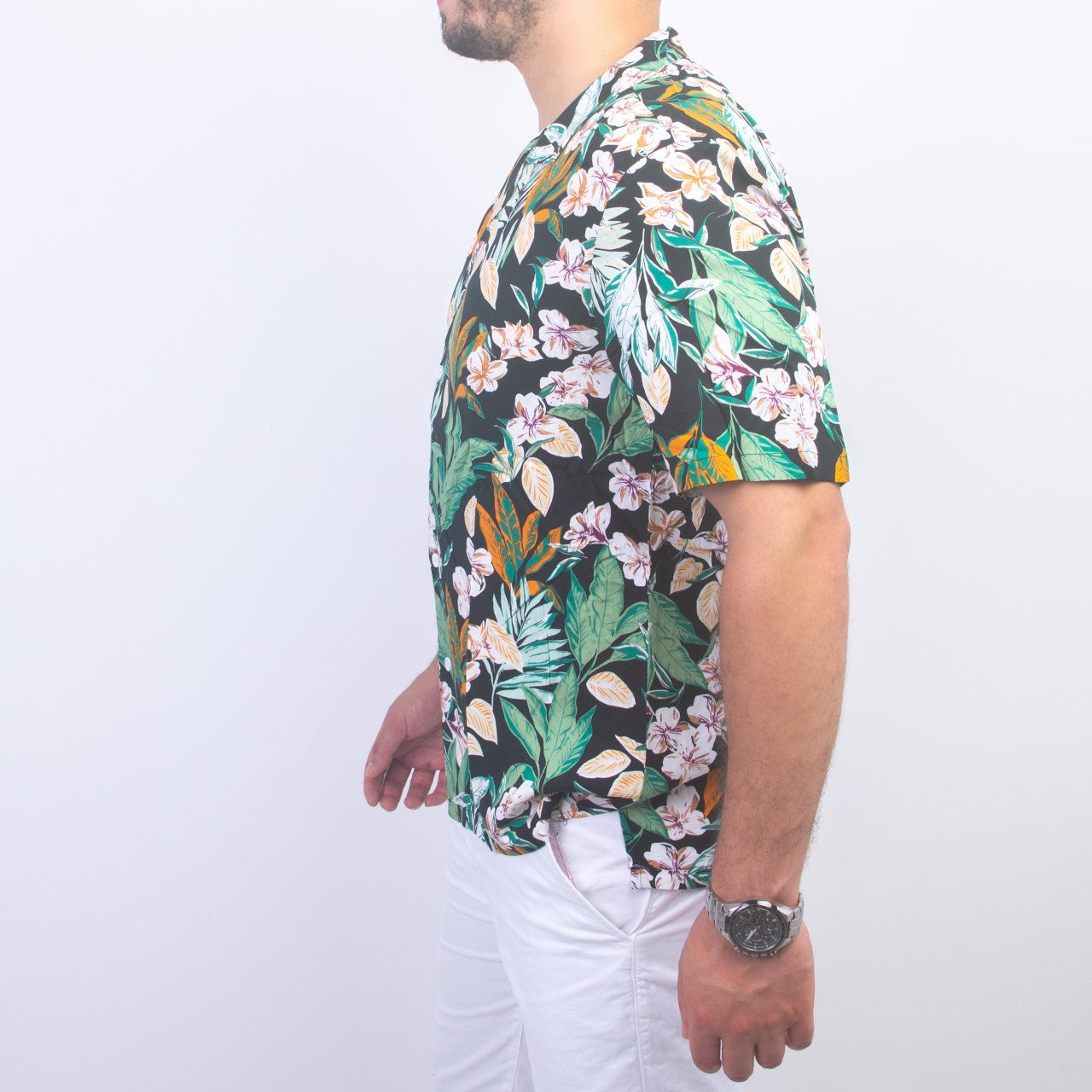 Chemises à Fleur - Black