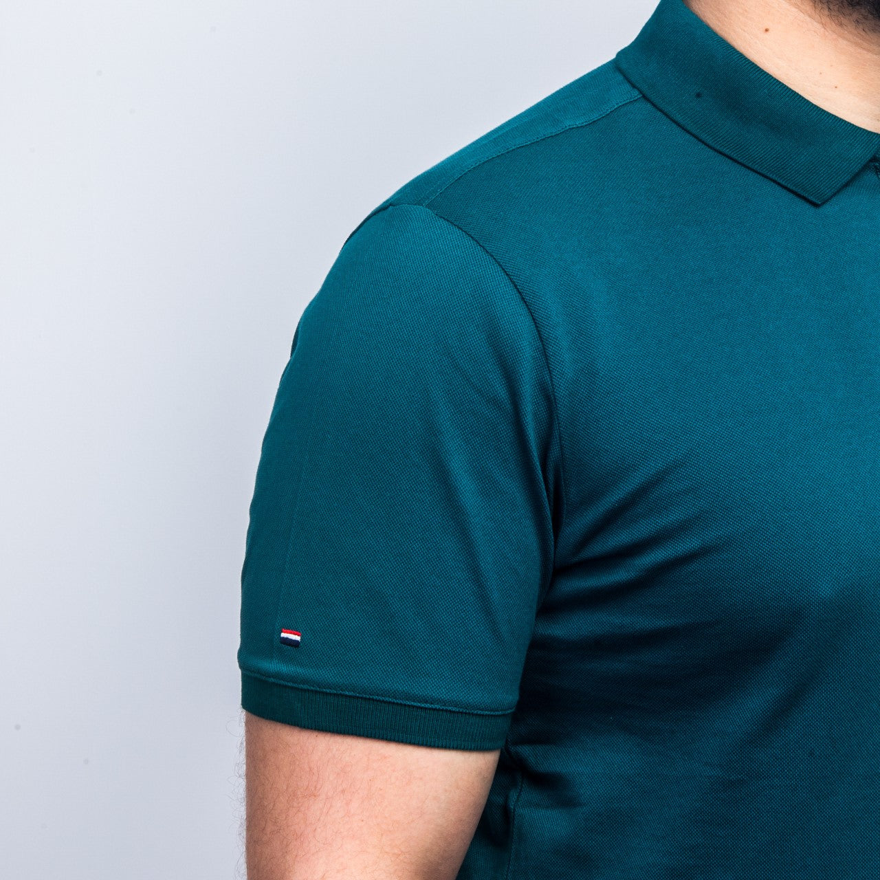 Polo à Motif - Vert