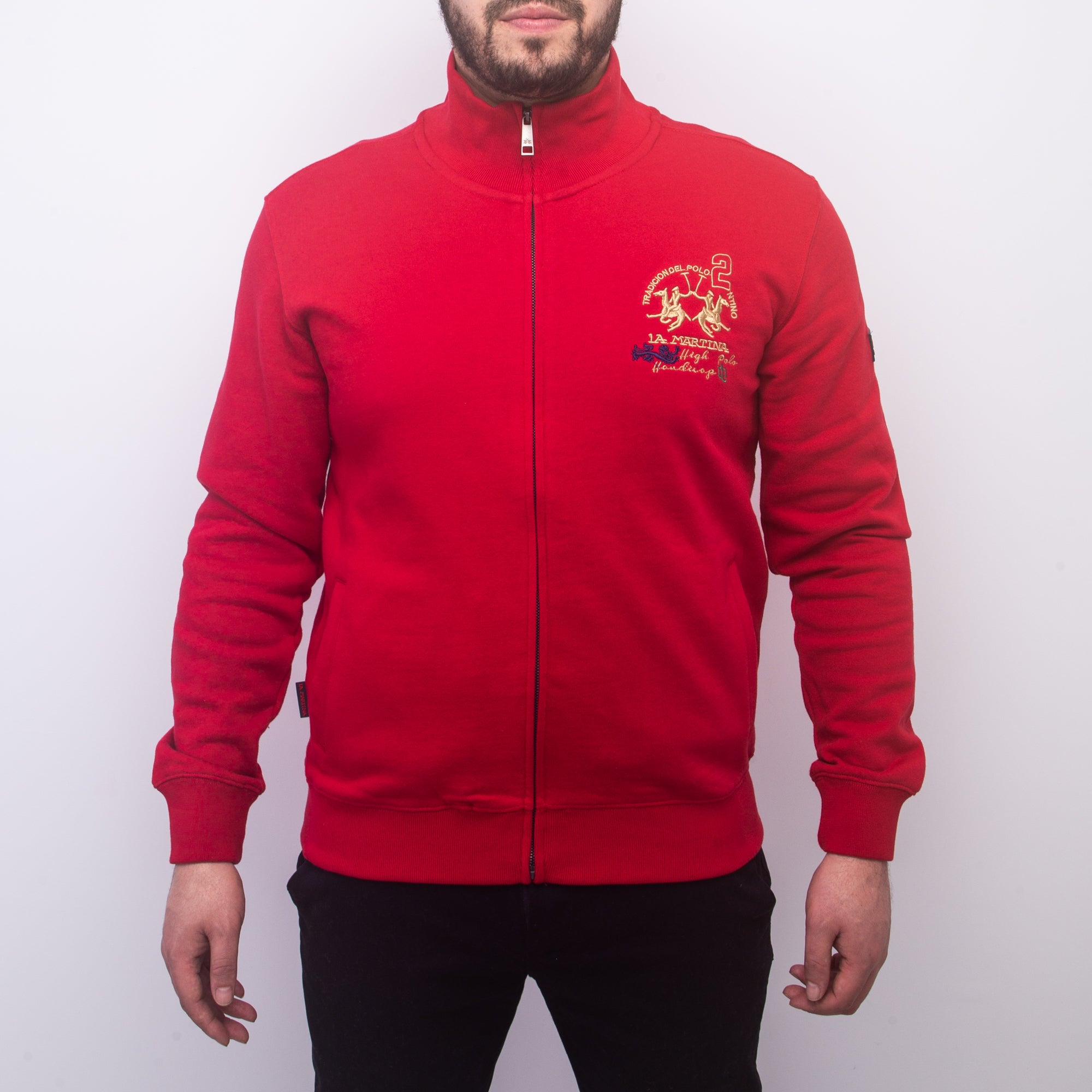 Sweat-shirt à Col Montant 100% Cotton - La Martina Collection