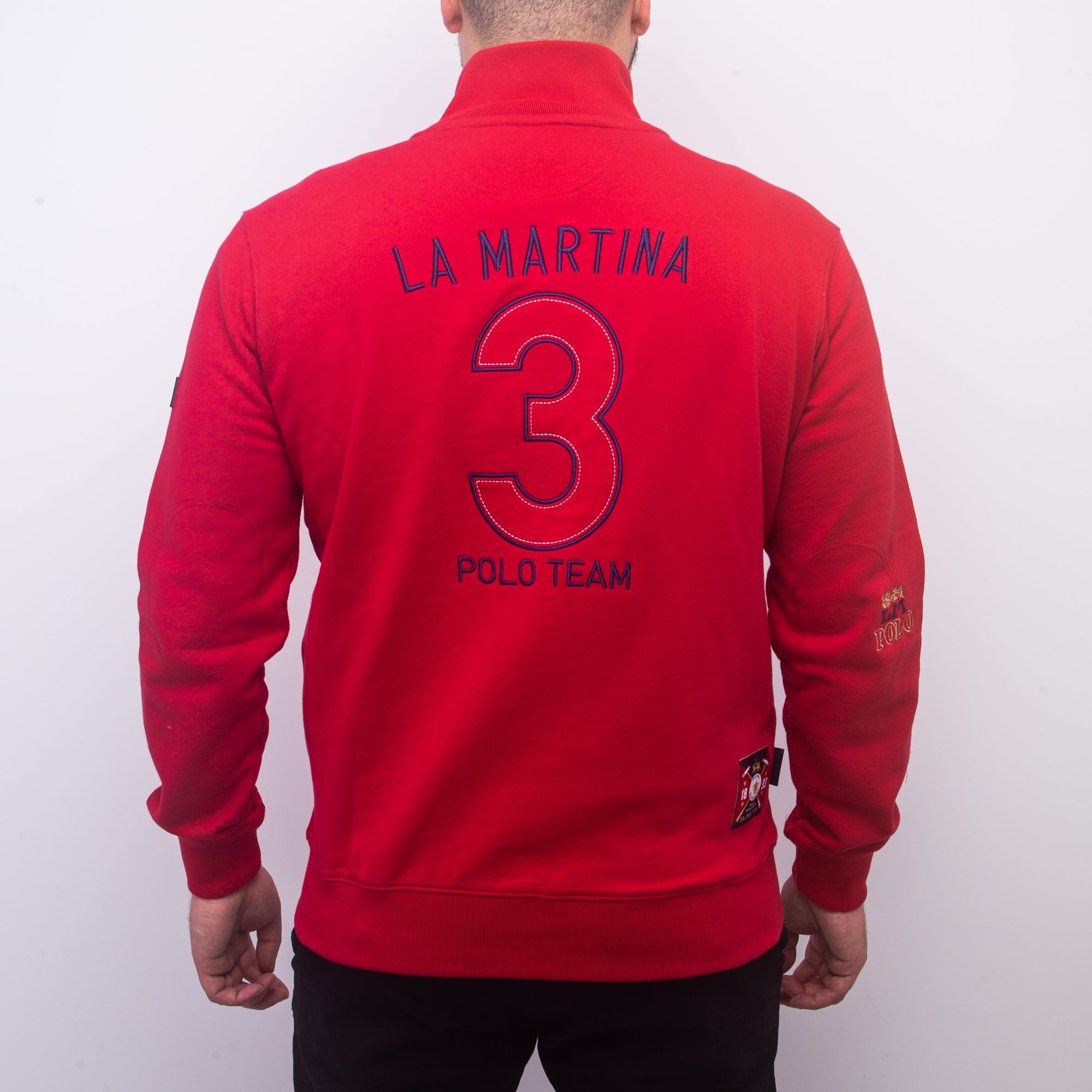Sweat-shirt à Col Montant 100% Cotton - La Martina Collection