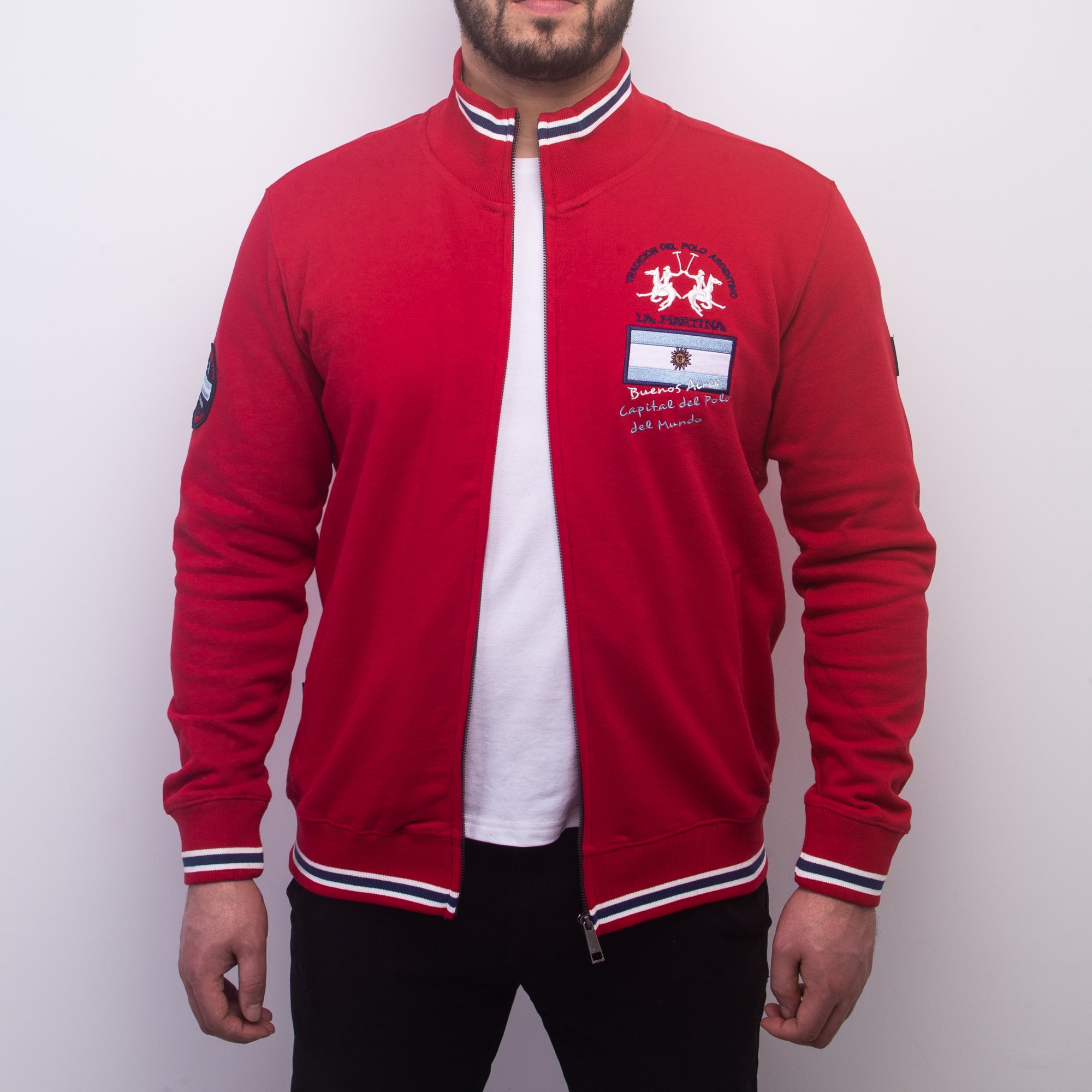 Sweat-shirt à Col Montant 100% Cotton - La Martina Collection